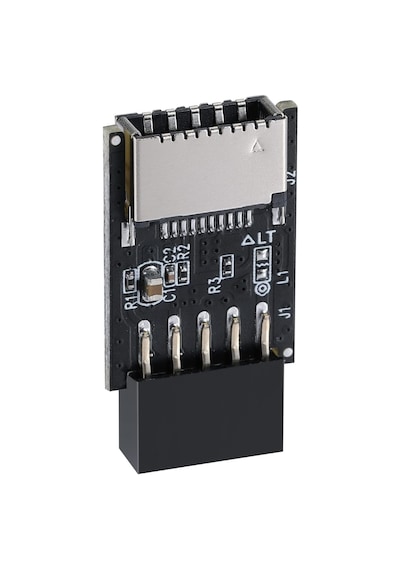 Alfais 4936 Usb 2.0 9 Pin - Type-e Anakart Çevirici Dönüştürücü