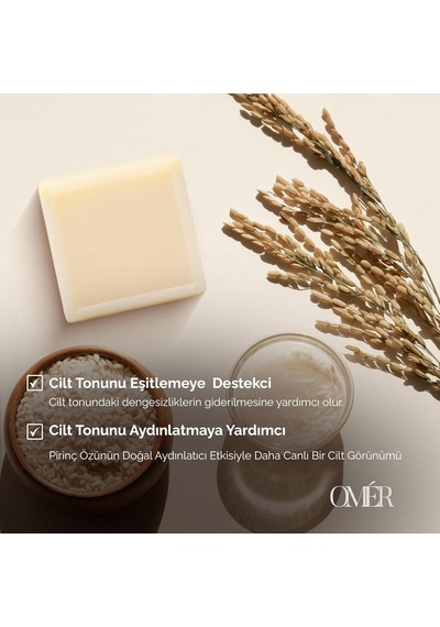 Lexroo Pirinç Sütü Sabunu Aydınlatıcı Sabun 100 Gr 1 Adet Kadın Yüz Peelingi Bitkisel