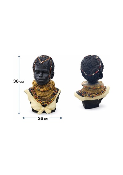 Afrikalı Kadın Büst Biblo 36 Cm Etnik Salon Dekorasyonu, Afrika Temalı Dekoratif Heykel, Konsol Ve Şömine Üstü Dekor Objesi Afrikalı Kadın Büst Biblo 36 Cm Etnik Salon Dekorasyonu, Afrika Temalı Dekoratif Heykel, Konsol Ve Şömine Üstü Dekor Objesi