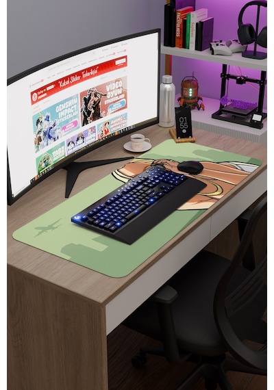 Gta San Andreas Kaymaz Dikişli Kauçuk Oyuncu Mousepad V2 - 90x40 Xxl Gaming Mouse Pad Fare Altlığı