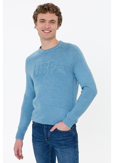 U.S. Polo Assn. Erkek Slim Fit Kazak Çok Renkli