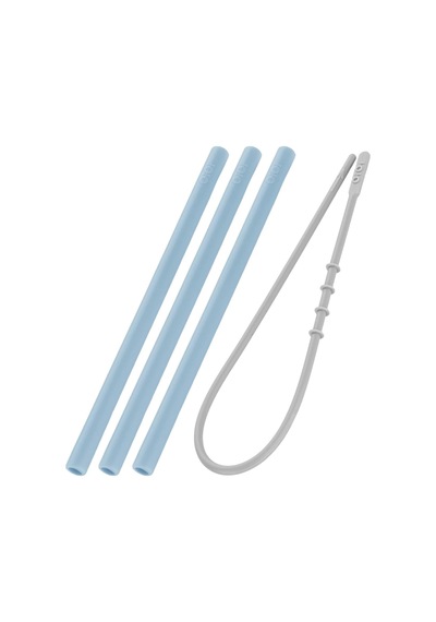 Hüp Silikon Pipet 3 Lü & Tem.fırçası - Mineral Blue