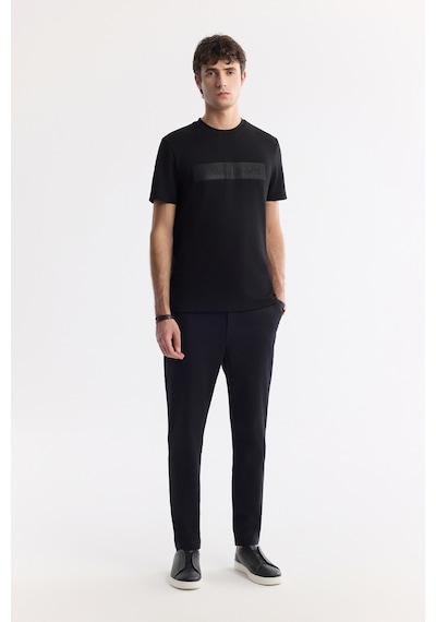 Avva Erkek Siyah Klasik Bel Pamuklu Slim Fit Chino Pantolon A51y3078