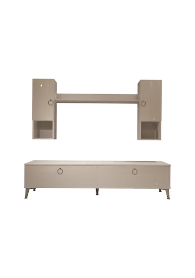 Decoraktiv Eko 5da Mdf Std Gold Tv Ünitesi Tv Sehpası Beyaz