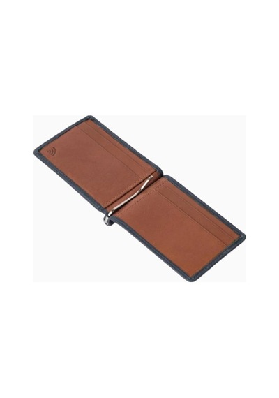 Ryoko Jones Clip Wallet 2.0 Japon Deri Premium Unisex Kartlık Gri 3