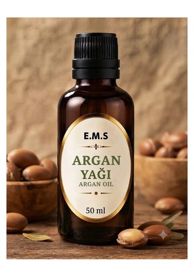 50 Ml Argan Yağı Argan Oil %100 Saf Soğuk Sıkım .