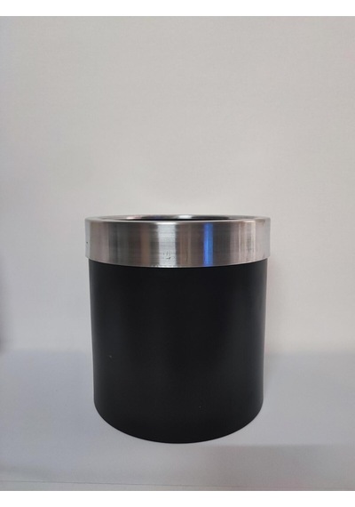 Siyah Darbuka Kemerli Saksı 30x30 Yeşil