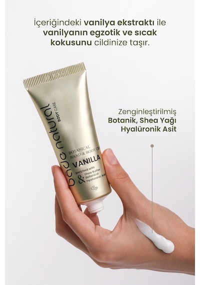 Bade Natural Vanilya Bitkisel El ve Vücut Kremi 75 ML