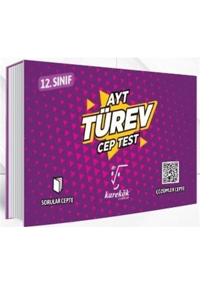 12.Sınıf AYT Türev Cep Test -  Karekök Eğitim Yayın