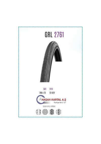 Grl 700X23 3 Mm 60 Tpi Zırhlı Patlamaz Yarış Yol Lastiği Çok Renkli