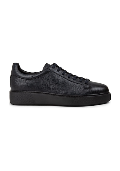 Deery Hakiki Deri Lacivert Erkek Sneaker Ayakkabı - 01954Mlcve03 Lacivert