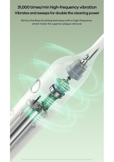 Lotus Gh-07w Sonic Şarjlı Elektrikli Diş Fırçası -30 Gün Pil Ömrü Type-c Şarjlı Diğer