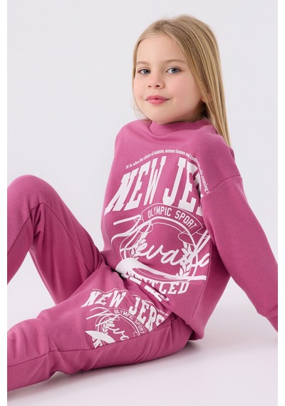 Rolypoly Kız Çocuk Pembe Eşofman Takımı Rp3484-c-v2 Pembe