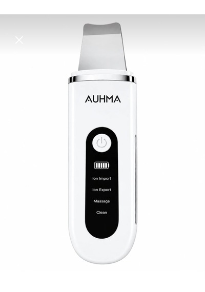 Auhma Ahb-13 Ultrasonik Cilt Temizleme Cihazı 4 Modlu İyon Teknolojili Siyah Nokta & Gözenek Temizleyici Yüz Masaj Aleti