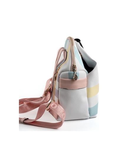 Silver Polo Sp771 Kadın Sırt Çantası Ekose Lila-pembe