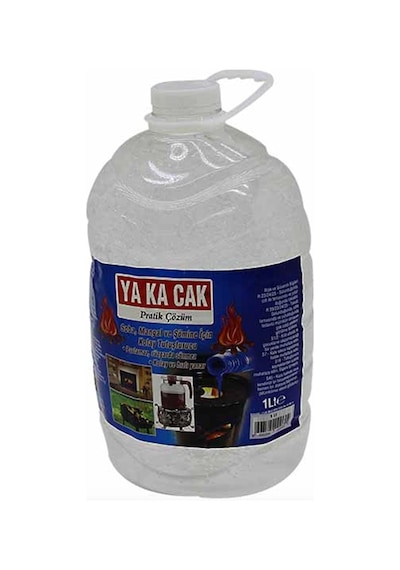 Yakacak Soba Mangal Şömine İçin Kolay Tutuşturucu Yakıt Jeli 5 L Çok Renkli