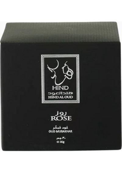 Hind Al Oud Rose Oud Mubakhar 30g Gül Ve Agarwood Buhuru, Oryantal Lüks Koku
