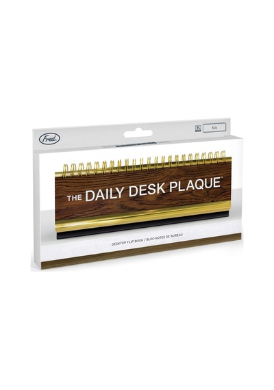 Genuine Fred Daily Masa Plaketi Masaüstü Flip Book, Çeşitli Diğer