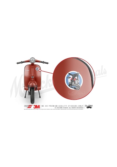 Vsp48 Scooter Suren Zombi Sticker