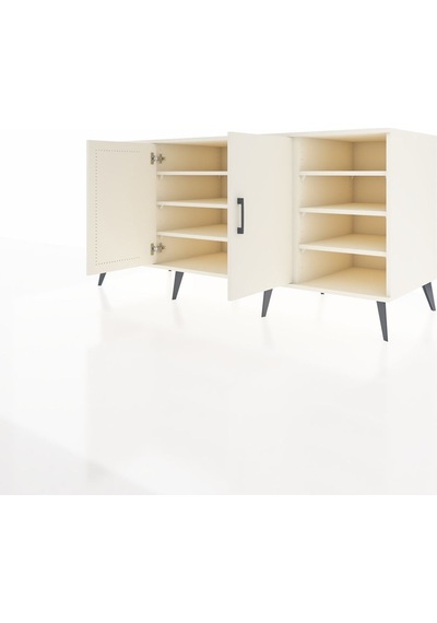 Kronos Konsol 9 Raflı 2 Kapaklı 176x59x83 Aytaşı-aytaşı/aytaşı Aytaşı/aytaşı