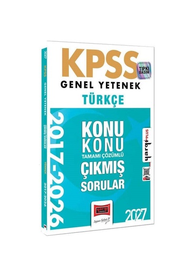 Yargı 2027 Kpss Türkçe Çıkmış Sorular 2017-2026 Konularına Göre Çözümlü
