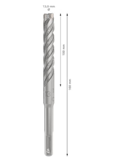 Pro Sds -5x Kırıcı Delici Delme Ucu Donatılı Ø 13 00 Mm Professional Aksesuar Kırıcı Delici