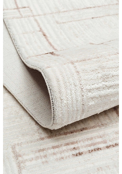 Etro Dekoratif Modern Akrilik Makine Halısı Et10 Bej