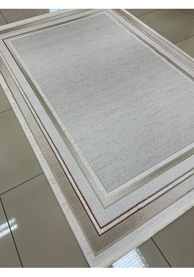 Padişah Halı Eternity 79815 020 Serisi Akrilik Salon Oturma Odası Halısı Krem - Kahve
