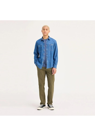 Dockers Smart 360 Flex Ultimate Slim Fit Erkek Chino Pantolon 7948800090 Yeşil