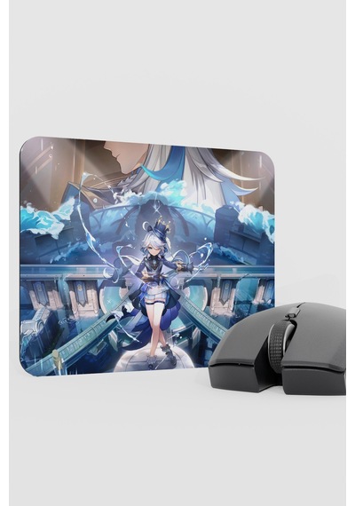 Furina Genshin Impact Anime Gacha V1 - 22x18 Gaming Mouse Pad Fare Altlığı