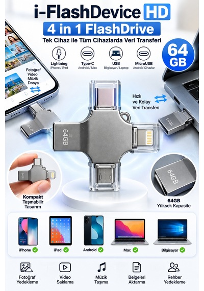 64 Gb Flash Bellek - Lisinya