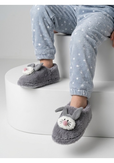 Stwenn Sevimli Hayvan Figürlü Peluş Çocuk Panduf Kaymaz Taban Kışlık Sıcak Tutan Ev Kreş Anaokulu Pandufu Gri Stwenn Sevimli Hayvan Figürlü Peluş Çocuk Panduf Kaymaz Taban Kışlık Sıcak Tutan Ev Kreş Anaokulu Pandufu Gri