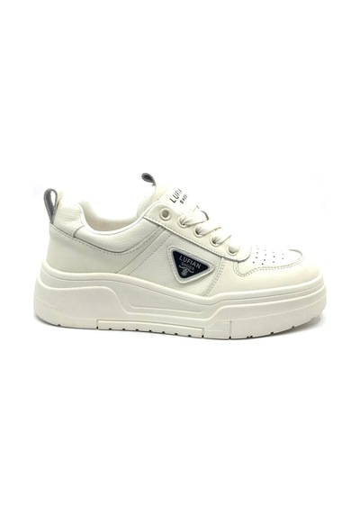 Lufian 122230018 Jennıfer Sneaker Unisex Deri Spor Ayakkabı Beyaz