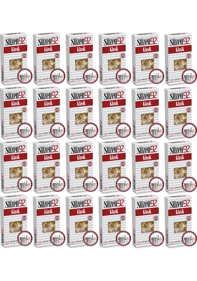 Süzen92 Klasik Sigara Ağızlık Filtresi 3456 Adet Fırsat 24pk 144