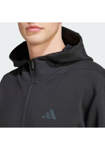 Adidas Designed For Training Full-zip Track Erkek Sweatshirt C-adııy1131e50a00 Siyah
