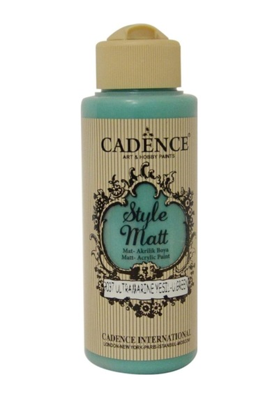 Style Matt Akrilik Boya 120ml 9037 Ultramarin Yeşil 9037 Ultramarin Yeşil
