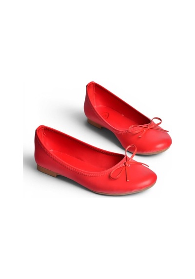 Fox Shoes Y726785209 Kırmızı Kadın Babet
