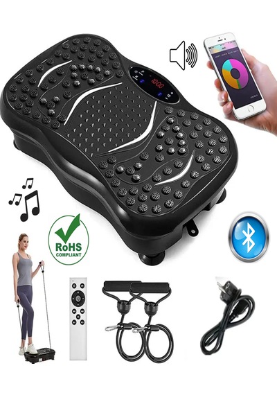 Reidan Pqcfm01 3d Bluetoothlu Titreşimli Kondisyon Aleti Spor Egzersiz Aleti Siyah