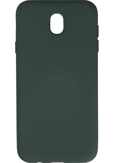 Newface Samsung Galaxy J7 Pro / J730 Kılıf Nano İçi Kadife Silikon - Koyu Yeşil