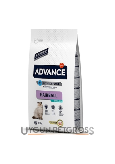 Hindili Hairball Tüy Yumağı Önleyici Kısırlaştırılmış Kedi Maması 10 Kg