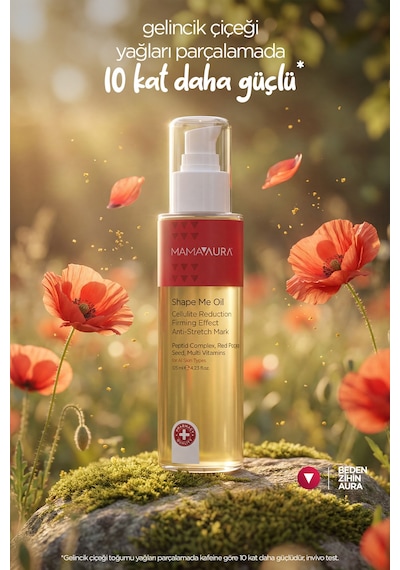 Mamaaura Çatlak Selülit Bakım Yağı 125 Ml
