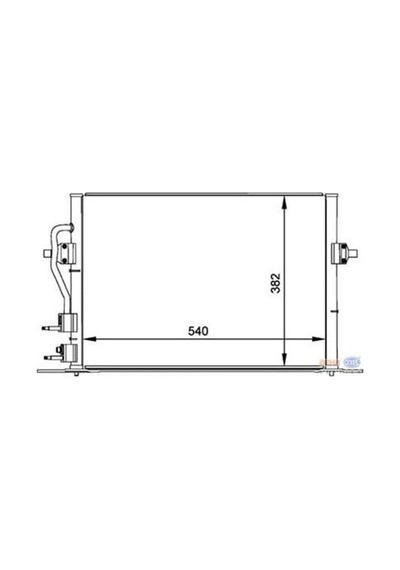 KNECHT AC286000S Klima Radyatörü (Kondenser) 96-08 Polo 1.4 16V