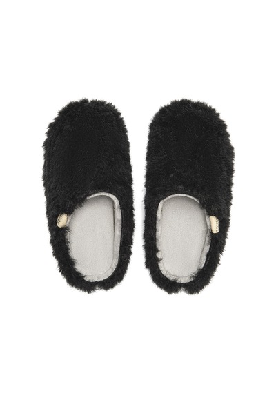Twigy Nyx Peluş Kadın Ev Terliği Siyah 37/41