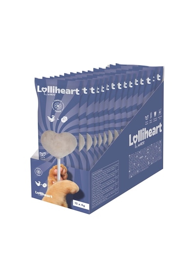 M-pets Lolliheart Yaban Mersinli Kedi Ödülü 4gr 15li Koli
