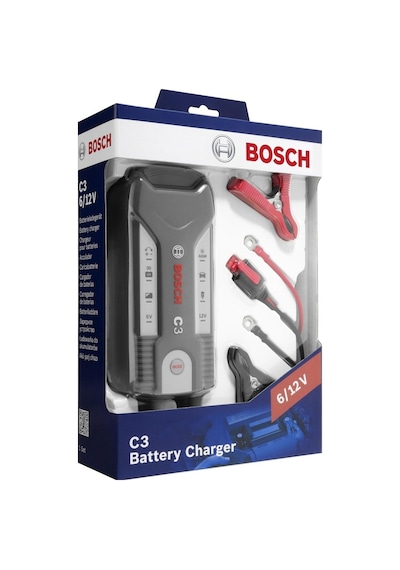 Bosch C3 6V - 12V Akü Şarj Cihazı