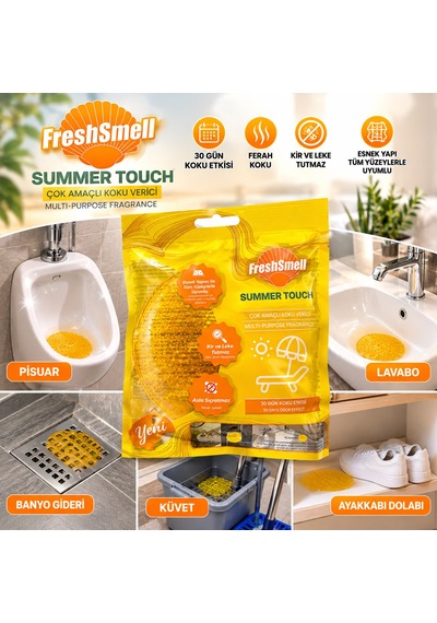 Summer Touch Çok Amaçlı Pisuvar, Banyo Ve Mutfak Koku Verici