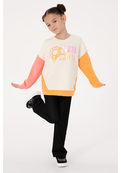 U.s. Polo Assn. Kız Çocuk Sweatshirt 50317979-vr244 Mango