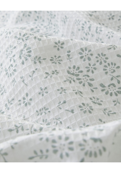 Bloomlet Çift Kişilik Pike 200x220 Cm Yeşil