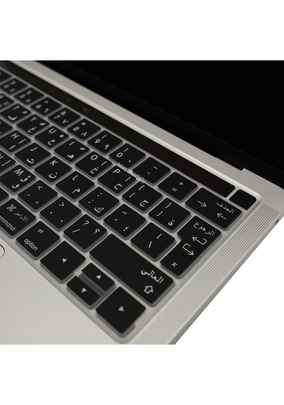 Arapça Klavye Apple Uyumlu MacBook Pro Kılıfı A1706 A1989 A2159 A1707 A1990 Uk Enter İle Siyah