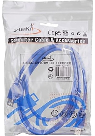 Sl-3040 Usb3.0 1.5m Yazıcı Kablosu